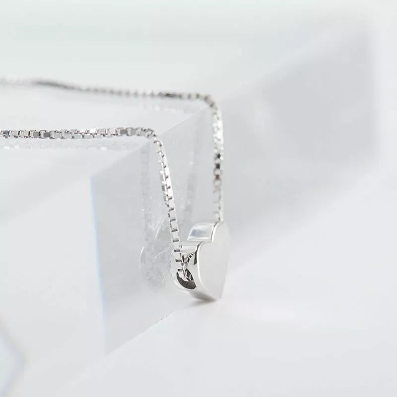 Silver Heart Pendant Necklace