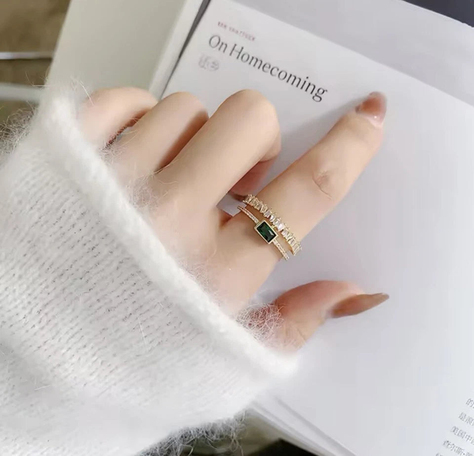 Gold Plated Stacking Ring for Women