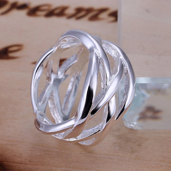 Women’s 925 Silver Filled Filigree Ring (Size 6-10)