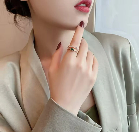 Gold Plated Stacking Ring for Women