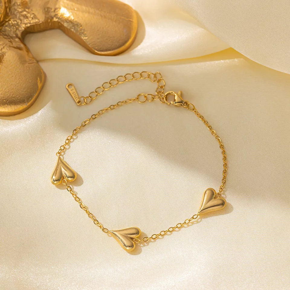 18K Gold Heart Necklace